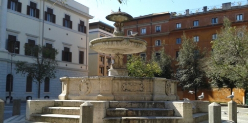Fontana di Pio IX in piazza Mastai
