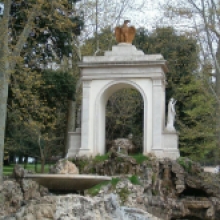 Foto della fontana del fiocco