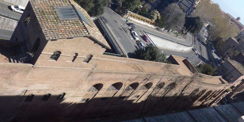 Mura Aureliane: viale Pretoriano, prospetto interno