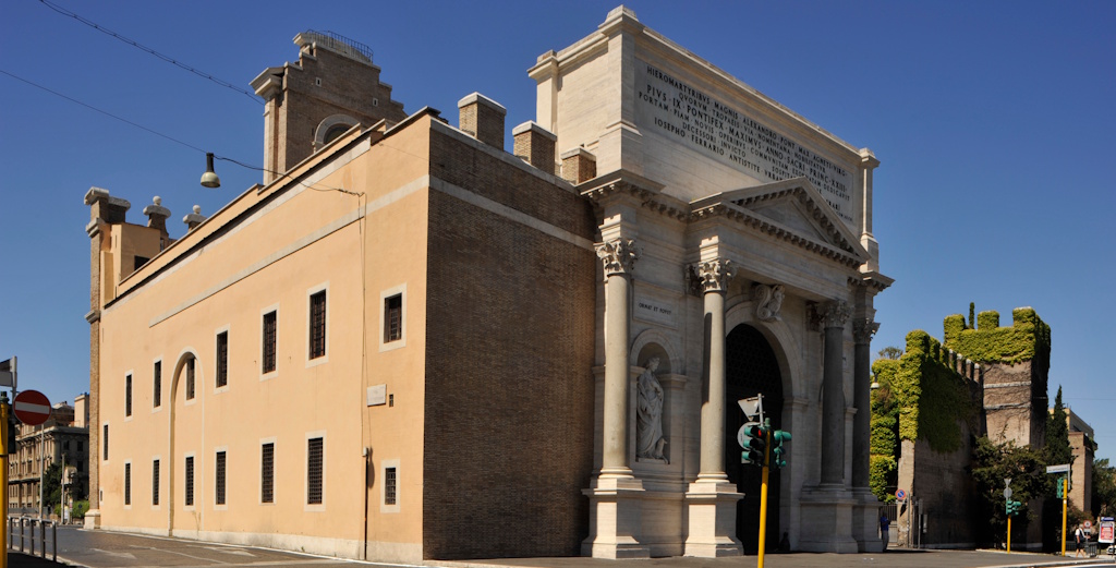 Porta Pia, fronte esterno