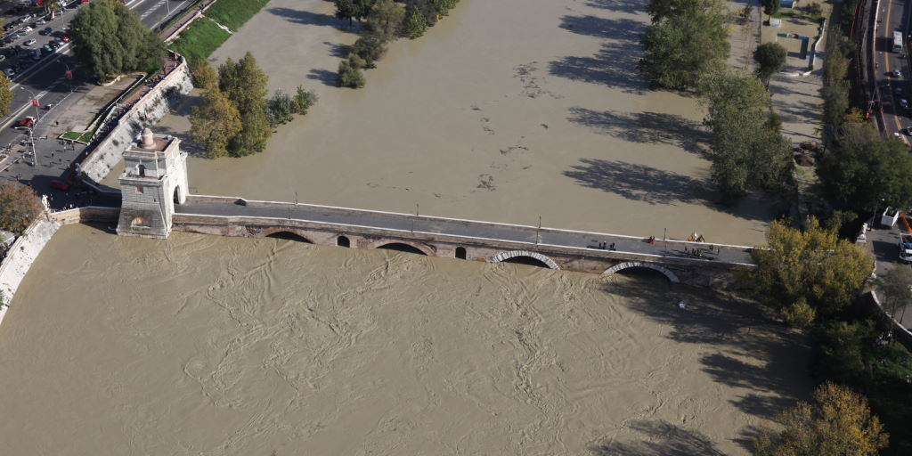 Ponte Milvio alluvione novembre 2012