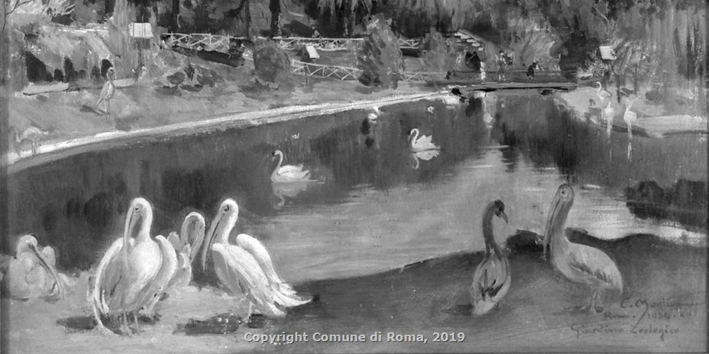 Carlo Montani, Il Giardino Zoologico (1934), Museo di Roma
