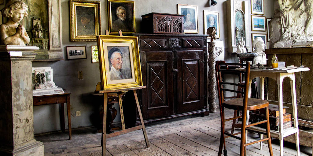 atelier dello scultore Pietro Canonica alla Fortezzuola di Villa Borghese