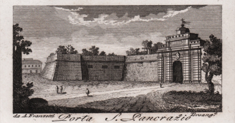 Porta San Pancrazio da A. Franzetti Porta San Pancrazio da A. Franzetti