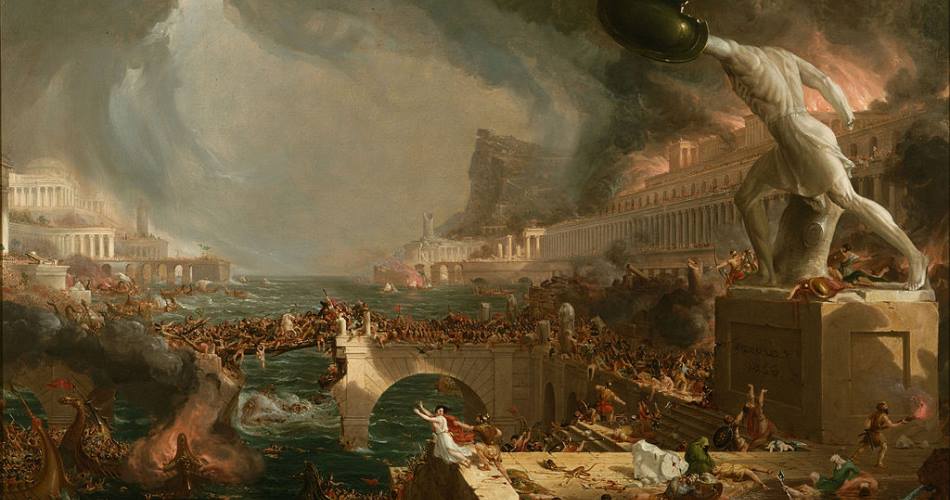 Thomas Cole, La distruzione dell&#039;Impero romano, 1836