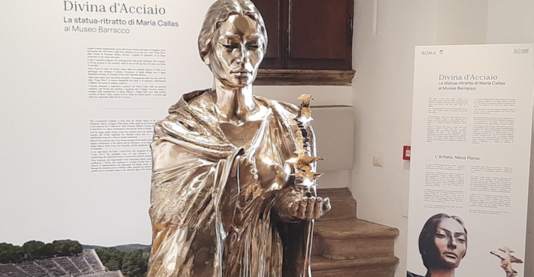 “Divina d’acciaio” di Nikos Floros, in esposizione al Museo Barracco “Divina d’acciaio” di Nikos Floros, in esposizione al Museo Barracco