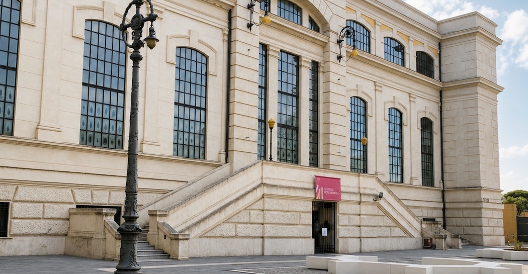 Facciata della Centrale Montemartini. Crediti delle immagini: © Sovrintendenza Capitolina ai Beni Culturali Facciata della Centrale Montemartini. Crediti delle immagini: © Sovrintendenza Capitolina ai Beni Culturali