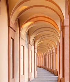 Particolare del Santuario San Luca, Bologna, 2024 © Silvia Camporesi