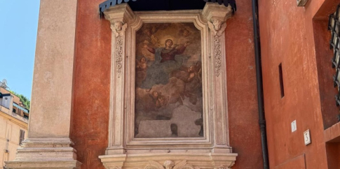 Edicola sacra di via della Scala, angolo piazza di Sant’Egidio