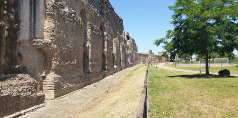 Acquedotto Claudio Felice nel Centro Sportivo della Banca d'Italia