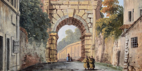 Arco di Druso (particolare)