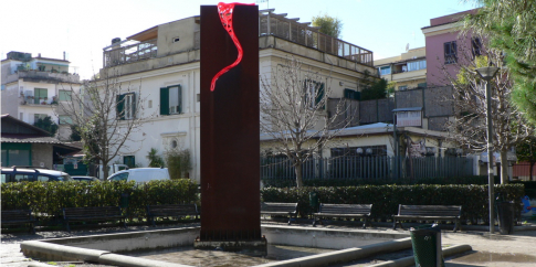 La scultura A Pasolini