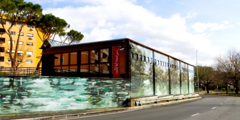 Riflessi - murale di Jerico Cabrera Carandang - Museo di Casal de' Pazzi Riflessi - murale di Jerico Cabrera Carandang - Museo di Casal de' Pazzi