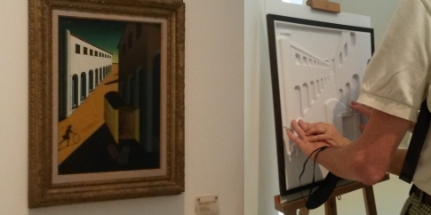 Tavole tattili del Museo Carlo Bilotti – Aranciera di Villa Borghese