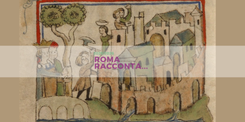 Liber ystoriarum romanorum, Priamo che fa ricostruire Troia (eliotipia su pergamena - Archivio Storico Capitolino)