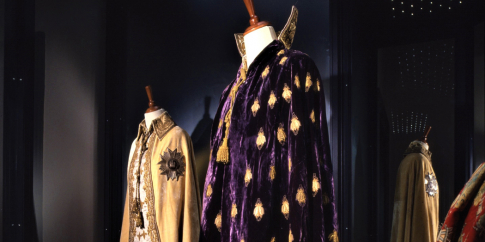 Vetrina abiti maschili, Galleria dei Costumi, Museo Napoleonico