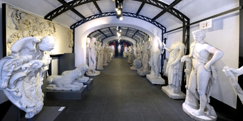 Deposito delle sculture di Villa Borghese