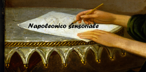 Giuseppe Bezzuoli, “Napoleona Elisa Baciocchi”, olio su tela, 1835 (dettaglio). 