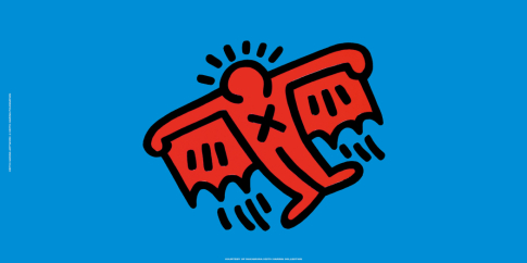 Keith Haring, X-Man (1984) Keith Haring, X-Man (1984)