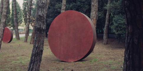 Mauro Staccioli, Ruote, 1997, Parco delle sculture di Villa Glori Attività a cura di: Alessandra De Romanis e Costantino D’Orazio