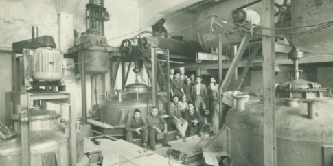 Fermentatori fabbrica della penicillina, 1951