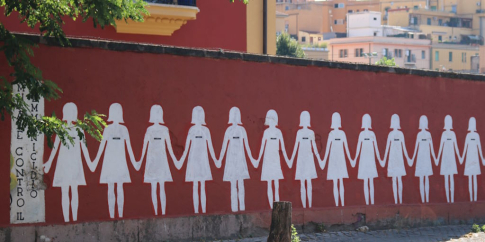 Elisa Caracciolo et alia, Murale contro il femminicidio, 2012 – 2019, Roma, via dei Sardi