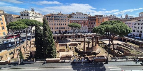 Dalla terrazza del Museo del teatro Argentina (2025)