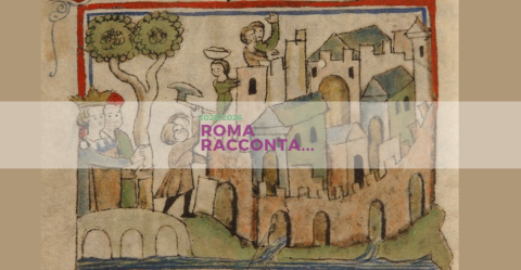 Liber ystoriarum romanorum, Priamo che fa ricostruire Troia (eliotipia su pergamena - Archivio Storico Capitolino)