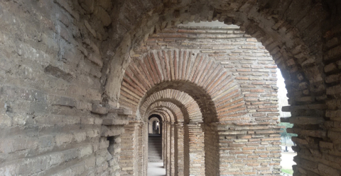 Camminamento inferiore tratto L. del Museo delle Mura