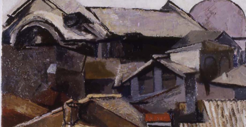 Renato Guttuso, Tetti di Roma, 1957-59