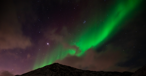 La magia dell'aurora boreale La magia dell'aurora boreale