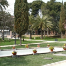 Villa Bonelli, giardino retrostante