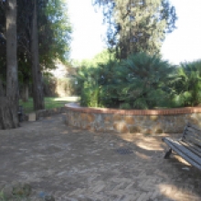Villa Flora, area panchine