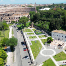Casina del Salvi vista dall'alto Casina del Salvi vista dall'alto