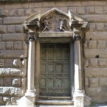Domenico Castelli, Portale della chiesa dell’Annunziata, ancora esistente su Via di Tor de’ Conti (1620)