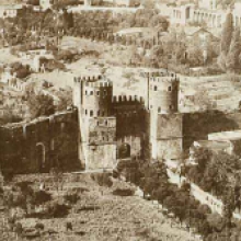 Mura Aureliane, Porta S. Sebastiano - Foto aerea 1933 Mura Aureliane, Porta S. Sebastiano - Foto aerea 1933