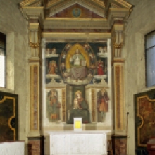 Chiesa di S.Omobono, affresco absidale di P.Turini