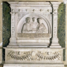 Chiesa di S.Omobono, monumento sepolcrale di Stefano Satri de Baronilis