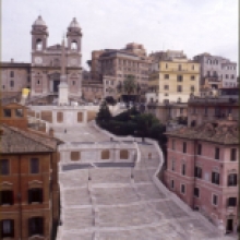 Scalinata di Trinità dei Monti, veduta generale dopo il restauro del 1995