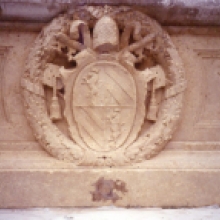 Particolare dello stemma Mastai-Ferretti