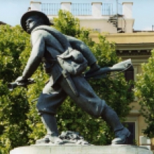 La statua in bronzo La statua in bronzo