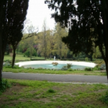Foto della fontana ovale