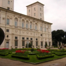 Foto del giardino posteriore del Casino nobile