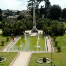 Villa Torlonia, scorcio del parco